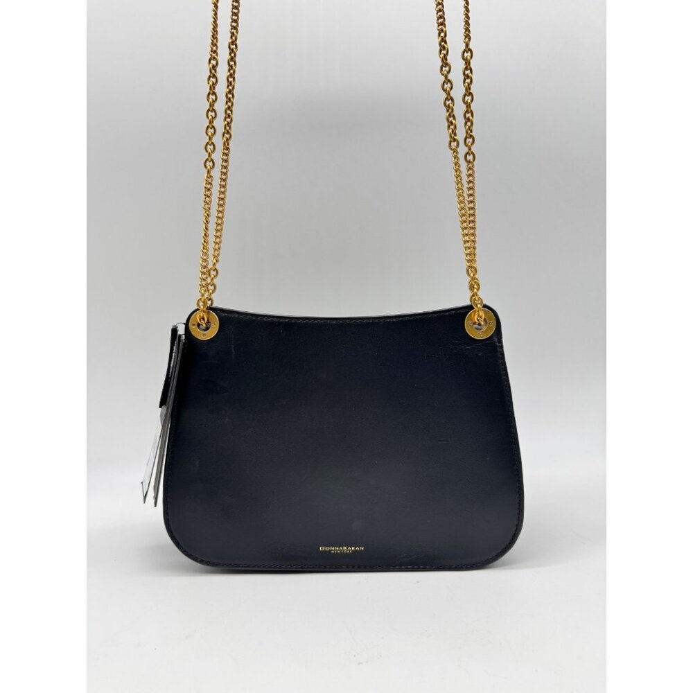 Donna Karan NY Malverne leather suede shoulder crossbody + Dust bag BLACK (Used) - Picture 14 of 16